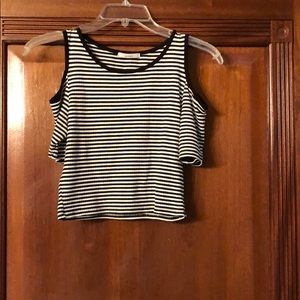 Stripe crop top